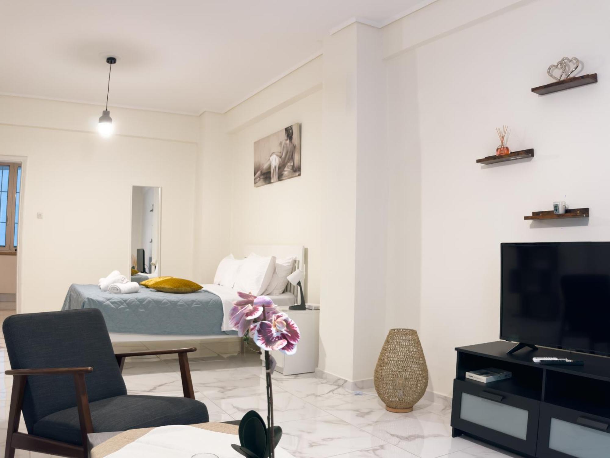 Apartment Nikitara Nook-close To Metro And Train Athens